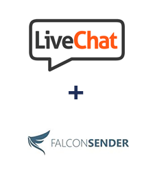 Integração de LiveChat e FalconSender
