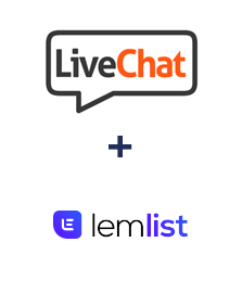 Integração de LiveChat e Lemlist