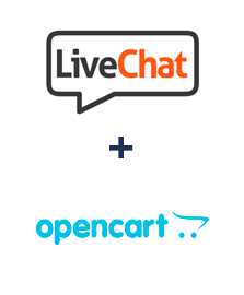 Integração de LiveChat e Opencart