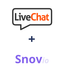 Integração de LiveChat e Snovio