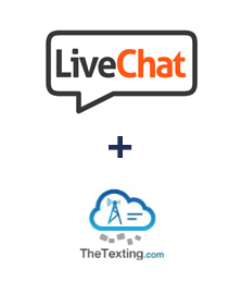 Integração de LiveChat e TheTexting