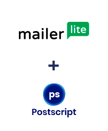 Integração de MailerLite e Postscript