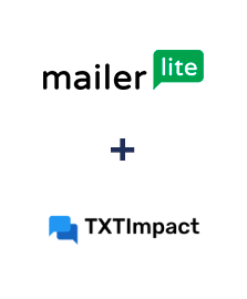 Integração de MailerLite e TXTImpact