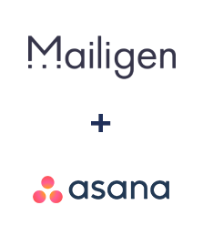 Integração de Mailigen e Asana