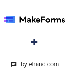 Integração de MakeForms e BYTEHAND Integração de MakeForms e BYTEHAND
