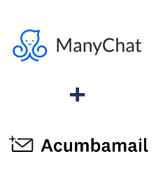 Integração de ManyChat e Acumbamail