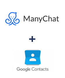Integração de ManyChat e Google Contacts