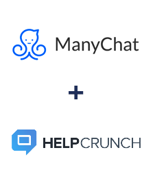 Integração de ManyChat e HelpCrunch