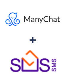 Integração de ManyChat e SMS-SMS