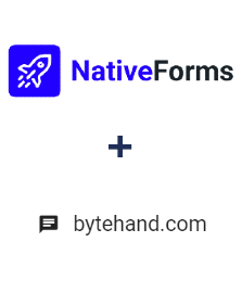 Integração de NativeForms e BYTEHAND Integração de NativeForms e BYTEHAND
