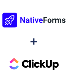 Integração de NativeForms e ClickUp