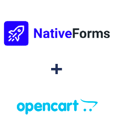 Integração de NativeForms e Opencart