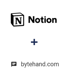 Integração de Notion e BYTEHAND Integração de Notion e BYTEHAND