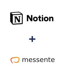 Integração de Notion e Messente