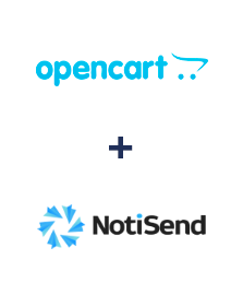 Integração de Opencart e NotiSend Integração de Opencart e NotiSend