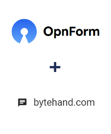 Integração de OpnForm e BYTEHAND Integração de OpnForm e BYTEHAND