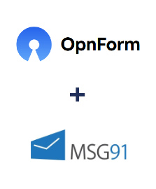 Integração de OpnForm e MSG91