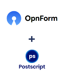 Integração de OpnForm e Postscript