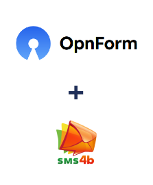 Integração de OpnForm e SMS4B Integração de OpnForm e SMS4B