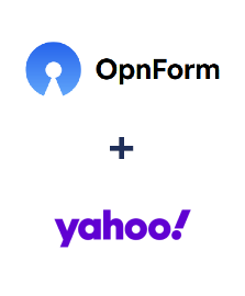 Integração de OpnForm e Yahoo!