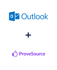 Integração de Microsoft Outlook e ProveSource