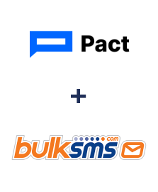 Integração de Pact e BulkSMS Integração de Pact e BulkSMS