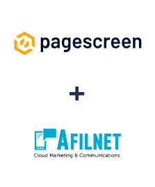 Integração de Pagescreen e Afilnet