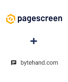 Integração de Pagescreen e BYTEHAND Integração de Pagescreen e BYTEHAND