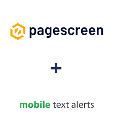 Integração de Pagescreen e Mobile Text Alerts