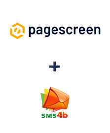 Integração de Pagescreen e SMS4B Integração de Pagescreen e SMS4B