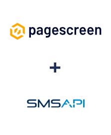 Integração de Pagescreen e SMSAPI