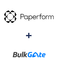 Integração de Paperform e BulkGate