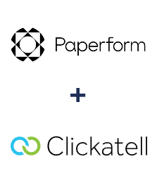 Integração de Paperform e Clickatell