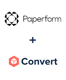 Integração de Paperform e ConvesioConvert