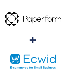Integração de Paperform e Ecwid
