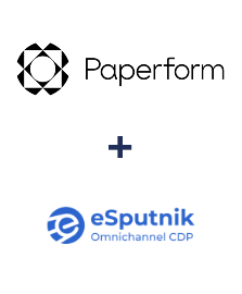 Integração de Paperform e eSputnik