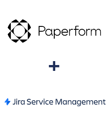 Integração de Paperform e Jira Service Management