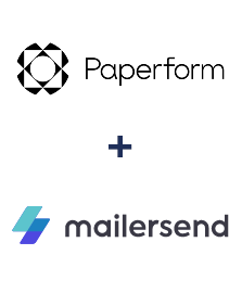 Integração de Paperform e MailerSend