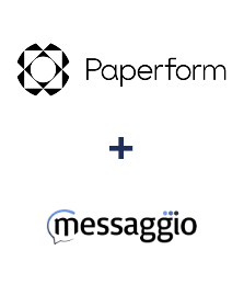 Integração de Paperform e Messaggio
