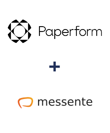 Integração de Paperform e Messente