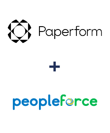 Integração de Paperform e PeopleForce