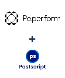 Integração de Paperform e Postscript