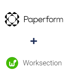 Integração de Paperform e Worksection