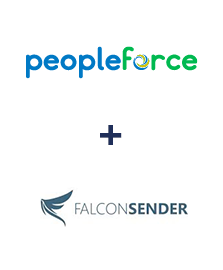 Integração de PeopleForce e FalconSender Integração de PeopleForce e FalconSender