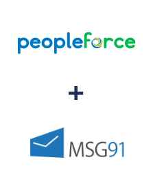 Integração de PeopleForce e MSG91