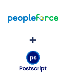 Integração de PeopleForce e Postscript