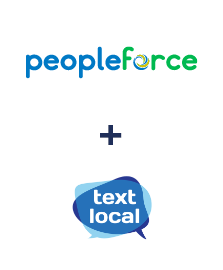 Integração de PeopleForce e Textlocal