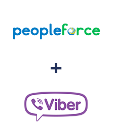 Integração de PeopleForce e Viber