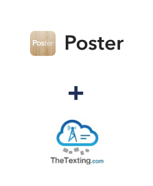 Integração de Poster e TheTexting