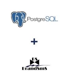 Integração de PostgreSQL e BrandSMS 